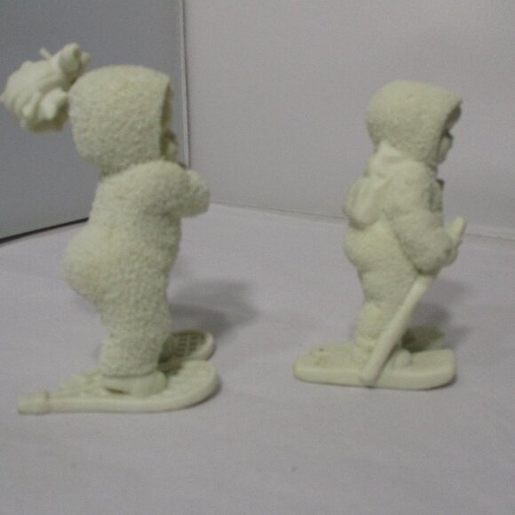 Lot of 2 Adorable Retired Snowbabies Snow Baby Figurines Dept 56 - Picture 7 of 11